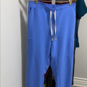 Figs Medium Ciel Blue Yola Pants